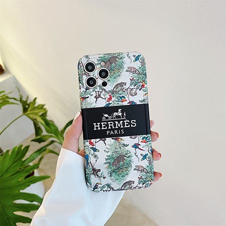 iphone11 スマホケース hermes風 