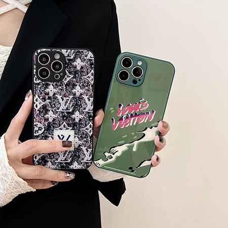 赤青 アイホン14プロ スマホケース ルイヴィトン 