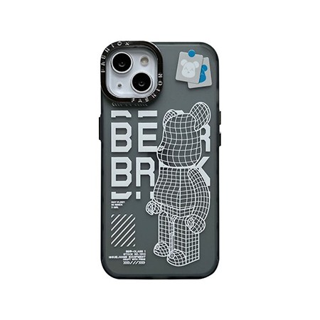 iphone 15plus 携帯ケース bearbrick風 