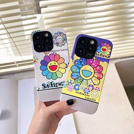 iphone 15 カイカイキキ murakami sunflower カバー 