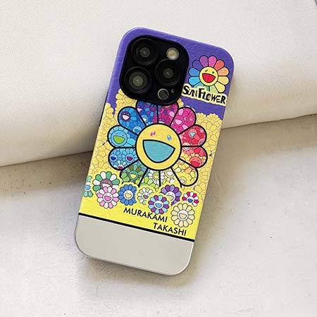 アイフォン15promax カバー カイカイキキ murakami sunflower 