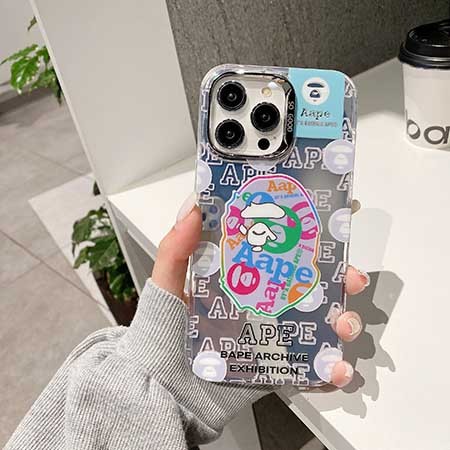 アイホン 15pro max aape エイプ スマホケース 