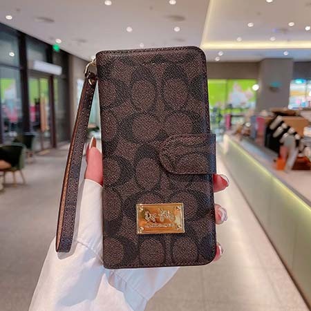 coach スマホケース アイフォーン14プラス 