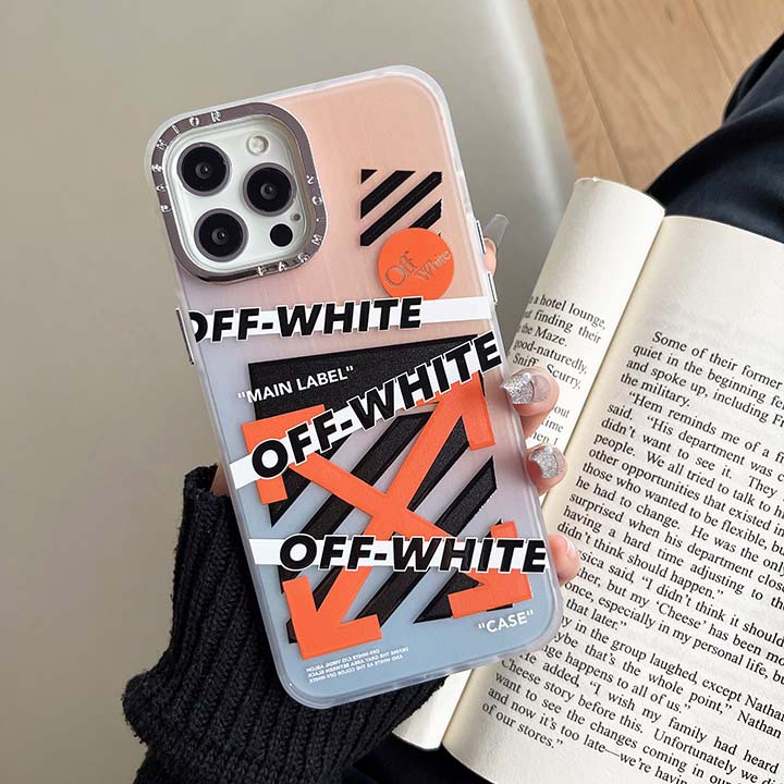 ハイブランド スマホケース アイホン 14プロ オフホワイト off white 