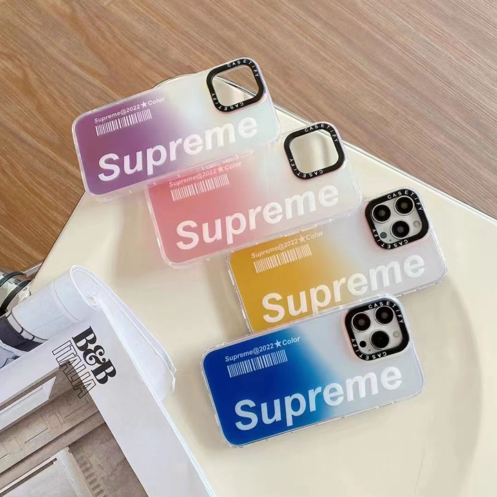 アイフォン 14 ケース supreme風 