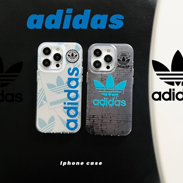 アイホン14プラス adidas風 ケース 