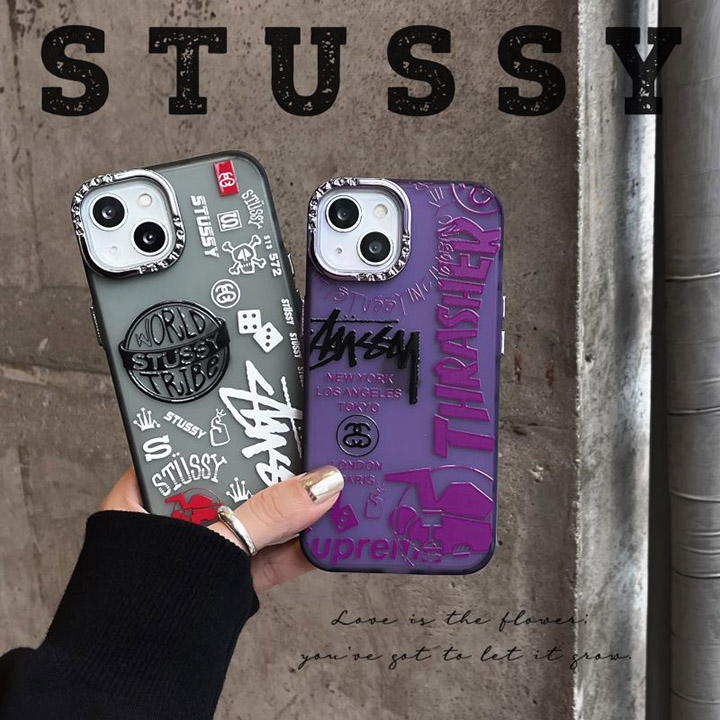 アイフォーン15プラス 携帯ケース stussy 