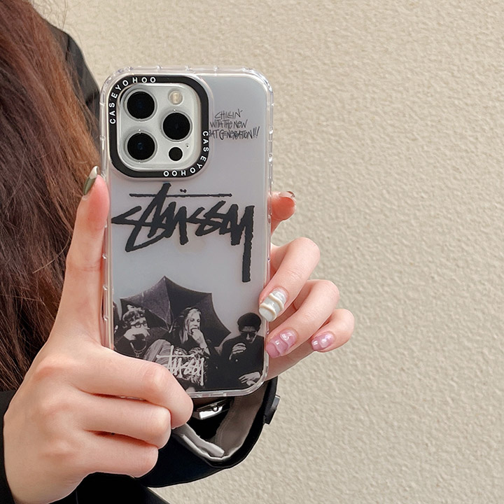 iphone 15plus ステューシー stussy スマホケース 