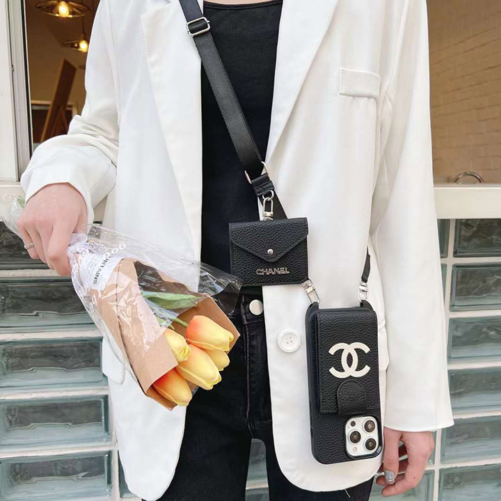 chanel アイフォン14プロmax カバー 