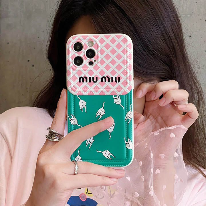 アイフォン 15 携帯ケース miumiu 