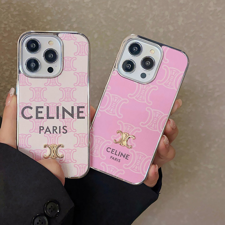 アイホン 15プラス カバー celine風 